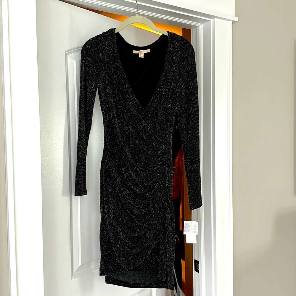 Sparkle wrap dress size small